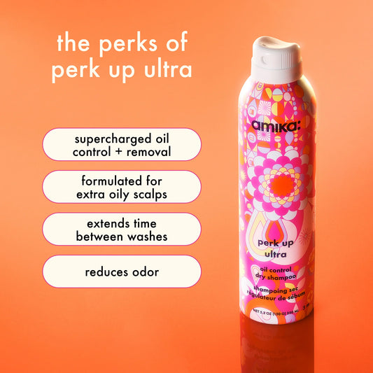 Amika Perk Up Oil Control Dry Shampoo 250ml