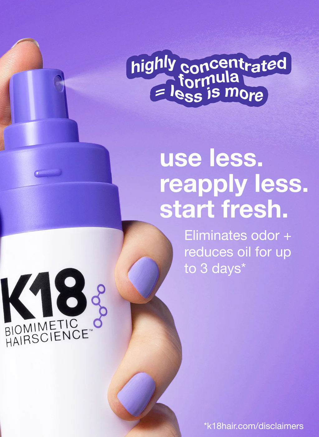 K18 Airwash Dry Shampoo Spray 118ml