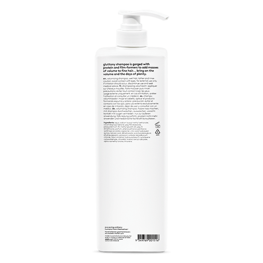 Evo Gluttony Volumising Shampoo 1 litre