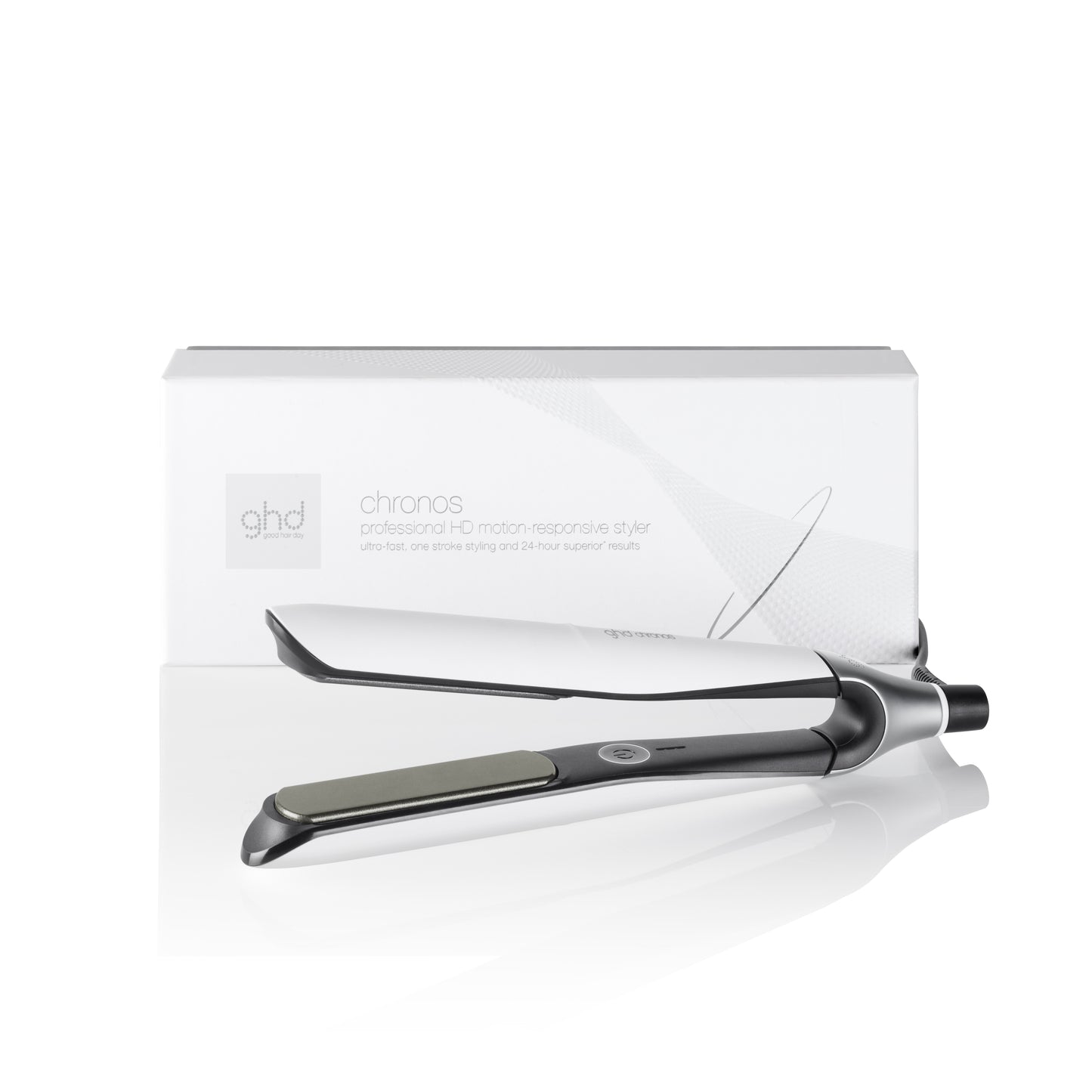 GHD Chronos Hair Straightener in White