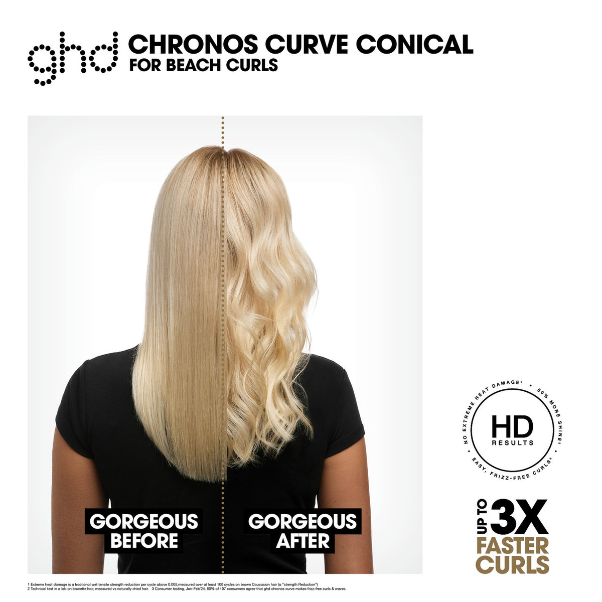 GHD Chronos Curve Conical Curling Wand