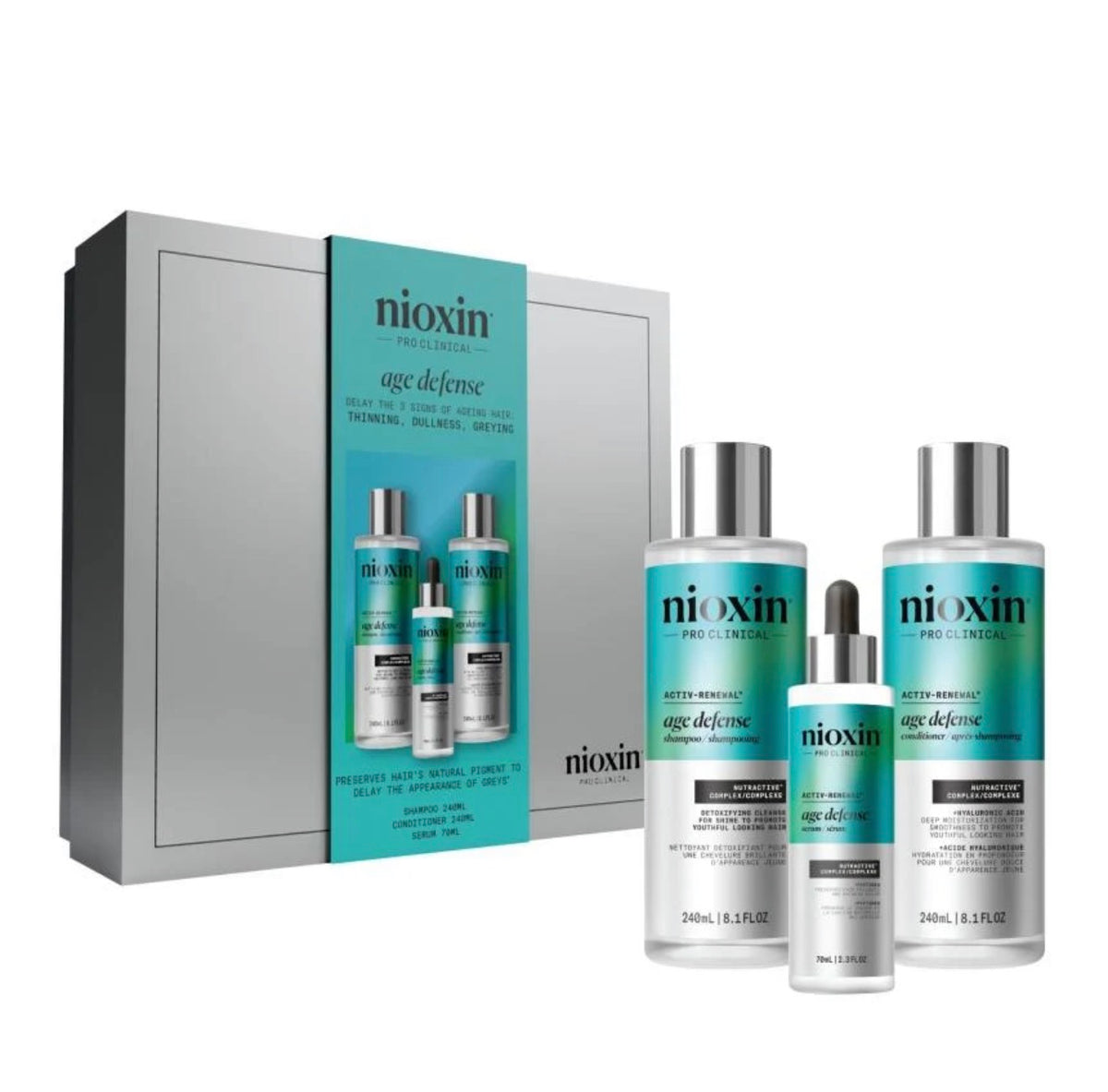 Nioxin Age Defense Pack for Ageing Hair