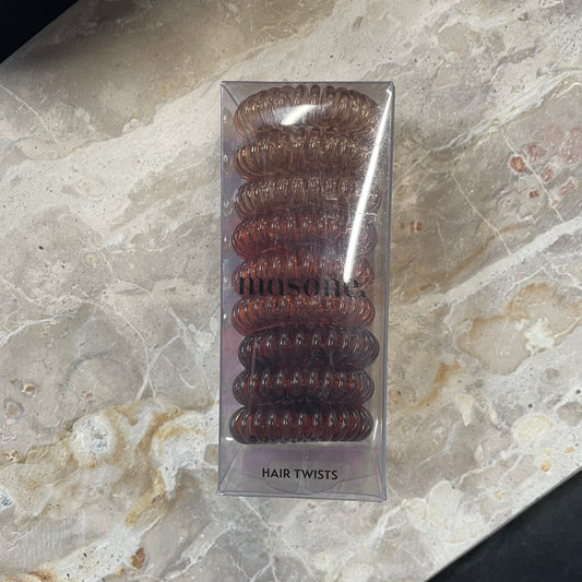 Masone Coiled Hair Ties Cola