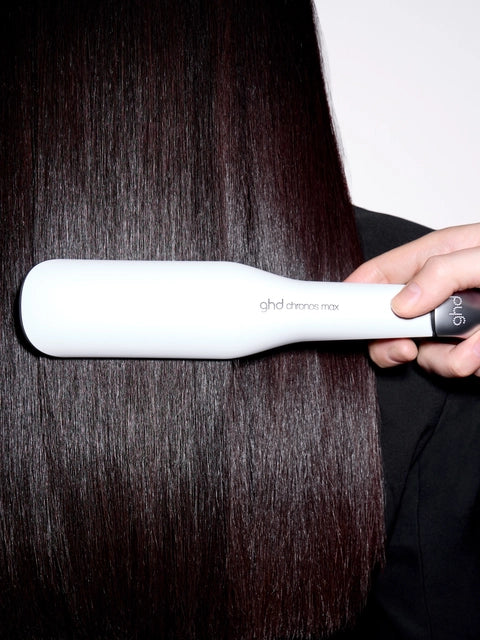 GHD Chronos Max Wide Plate Straightener in White