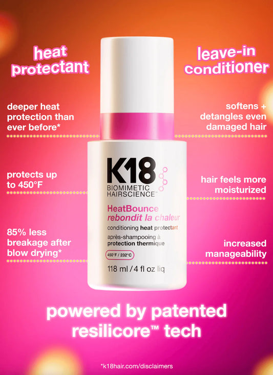 K18 HeatBounce Heat Protectant 118ml