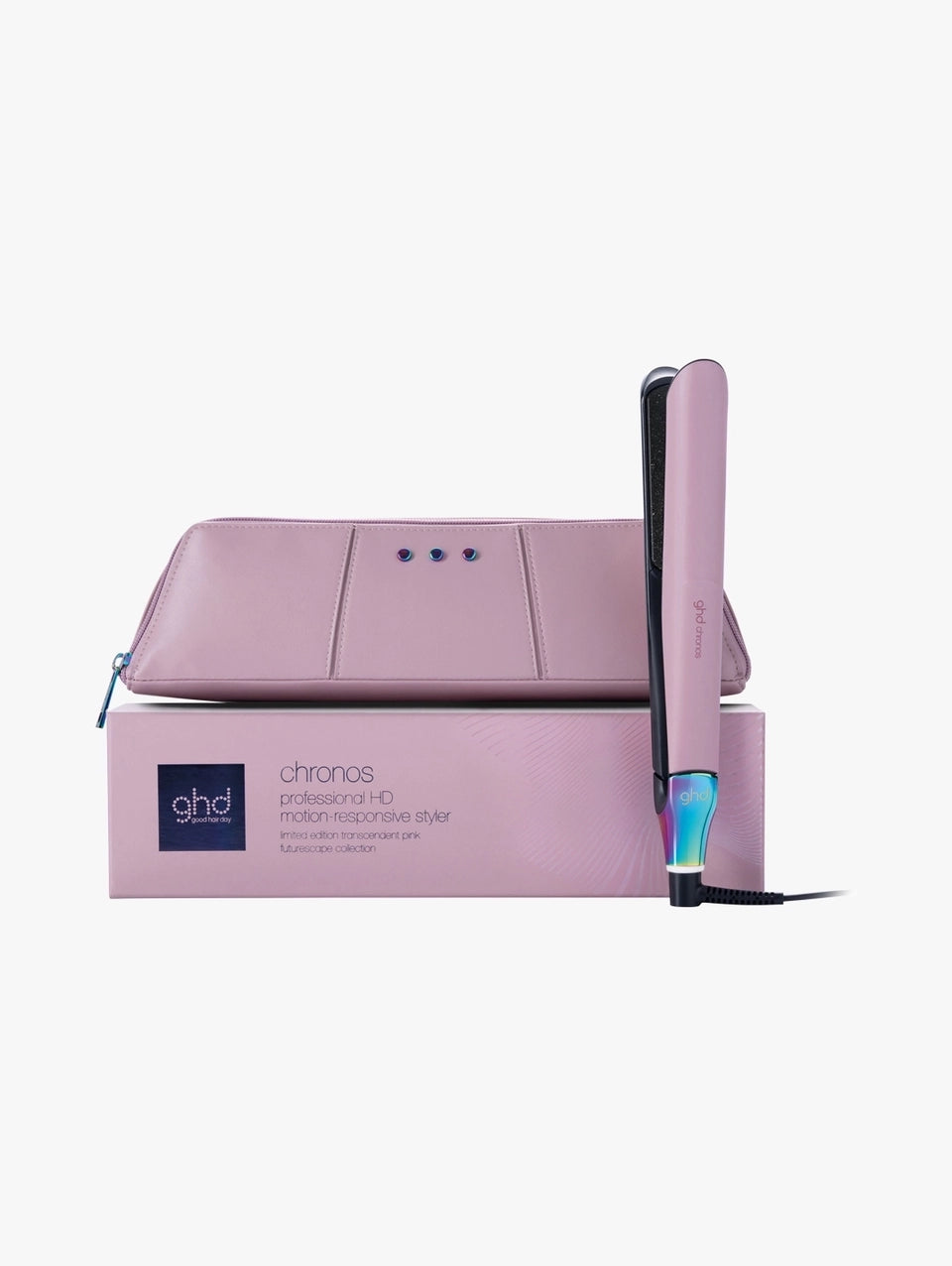 GHD Chronos Ultra Fast Hd Hair Straightener In Pink