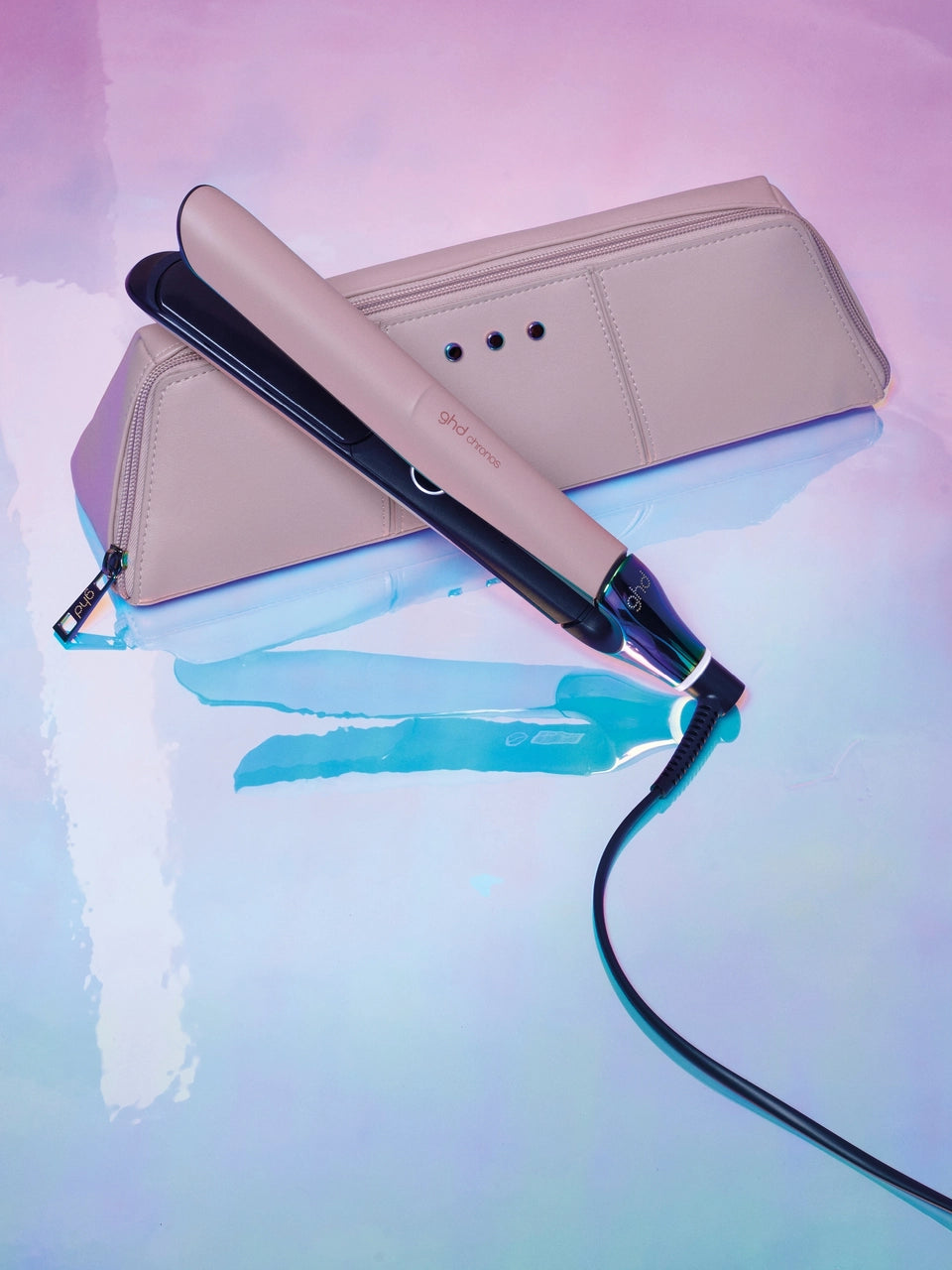 GHD Chronos Ultra Fast Hd Hair Straightener In Pink