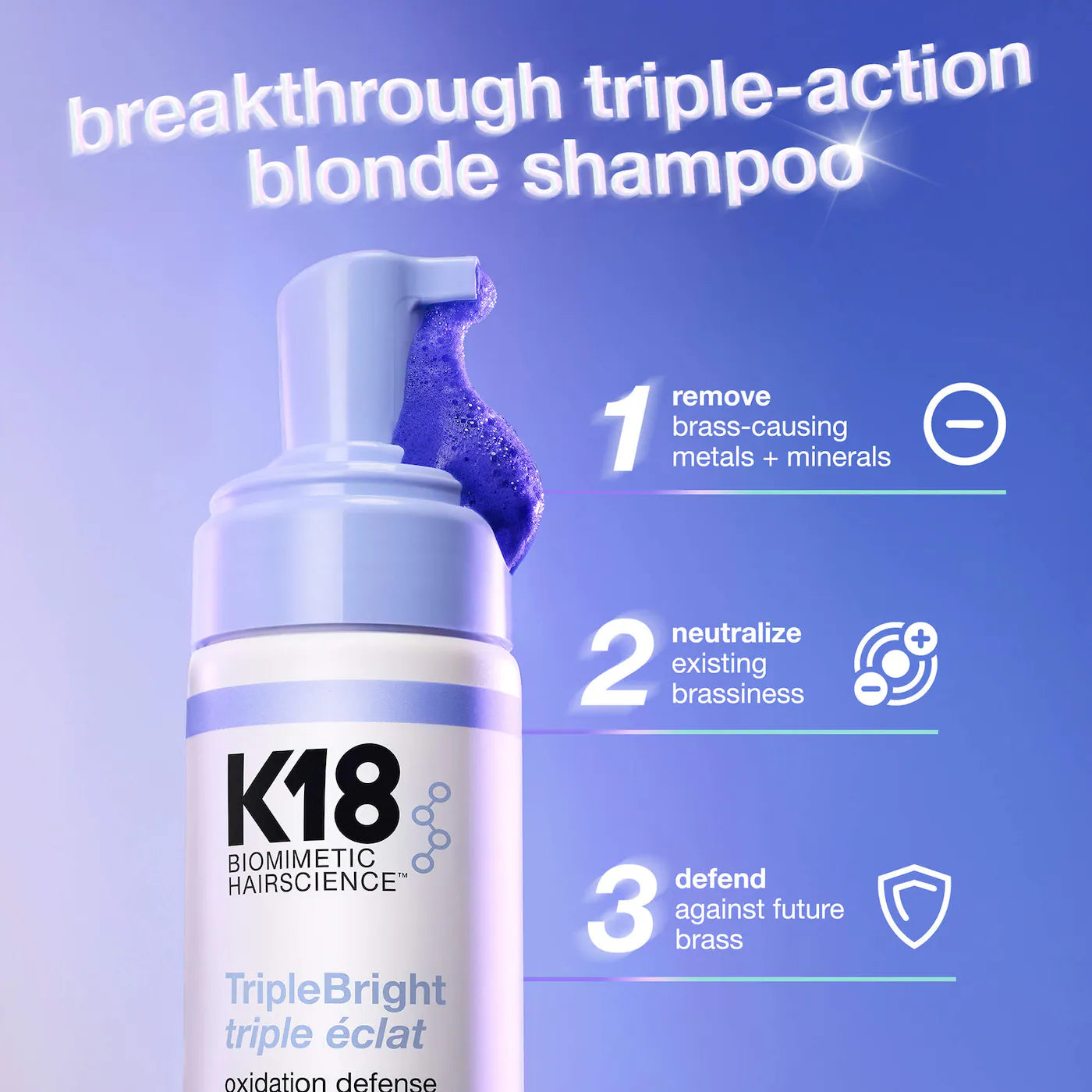 K18 Triple Bright Purple Shampoo