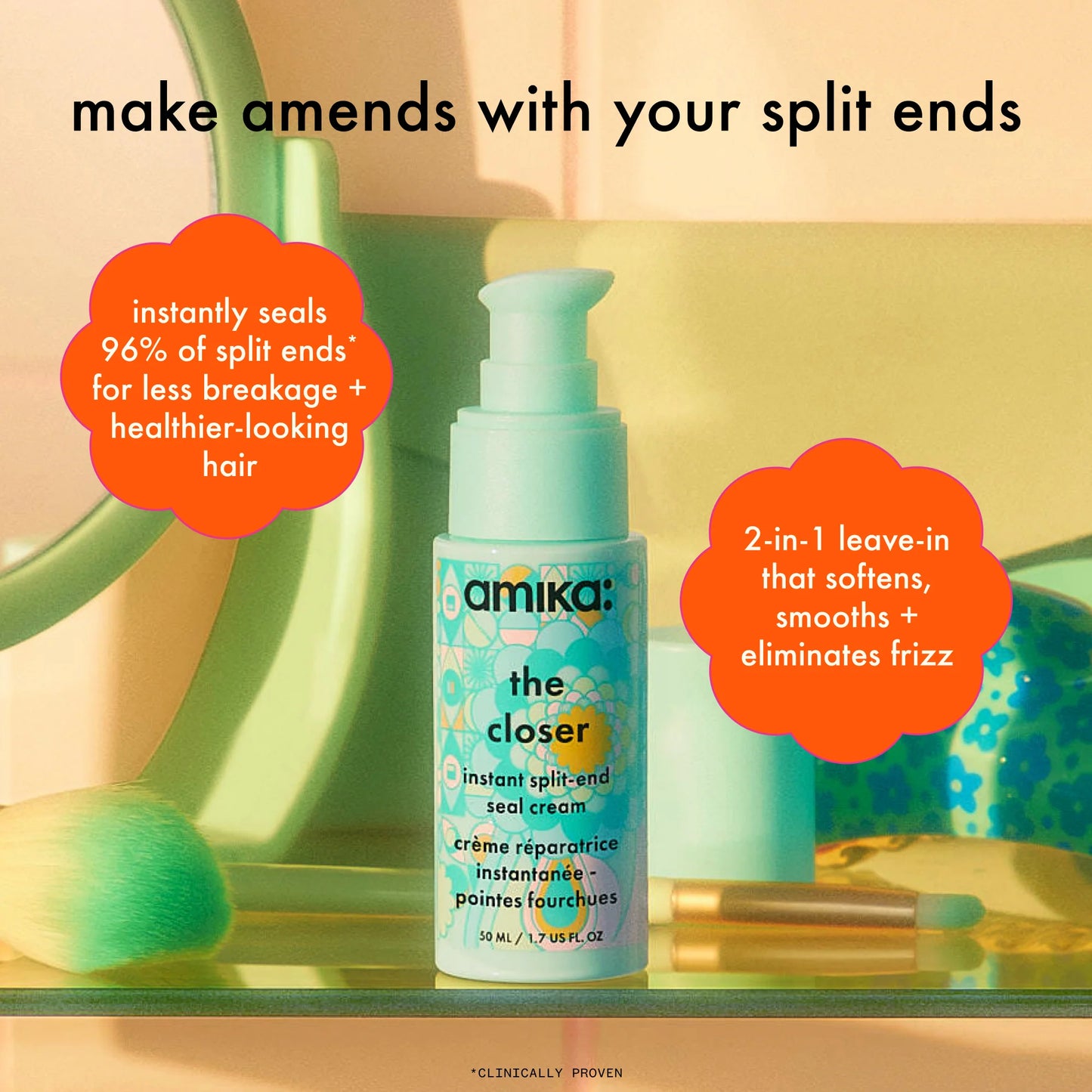 Amika The Closer Instant Repair Cream 50ml