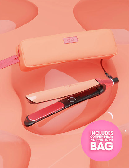 GHD Chronos Ultra Fast Hd Hair Straightener In Sun-kissed Peach Limited Edition