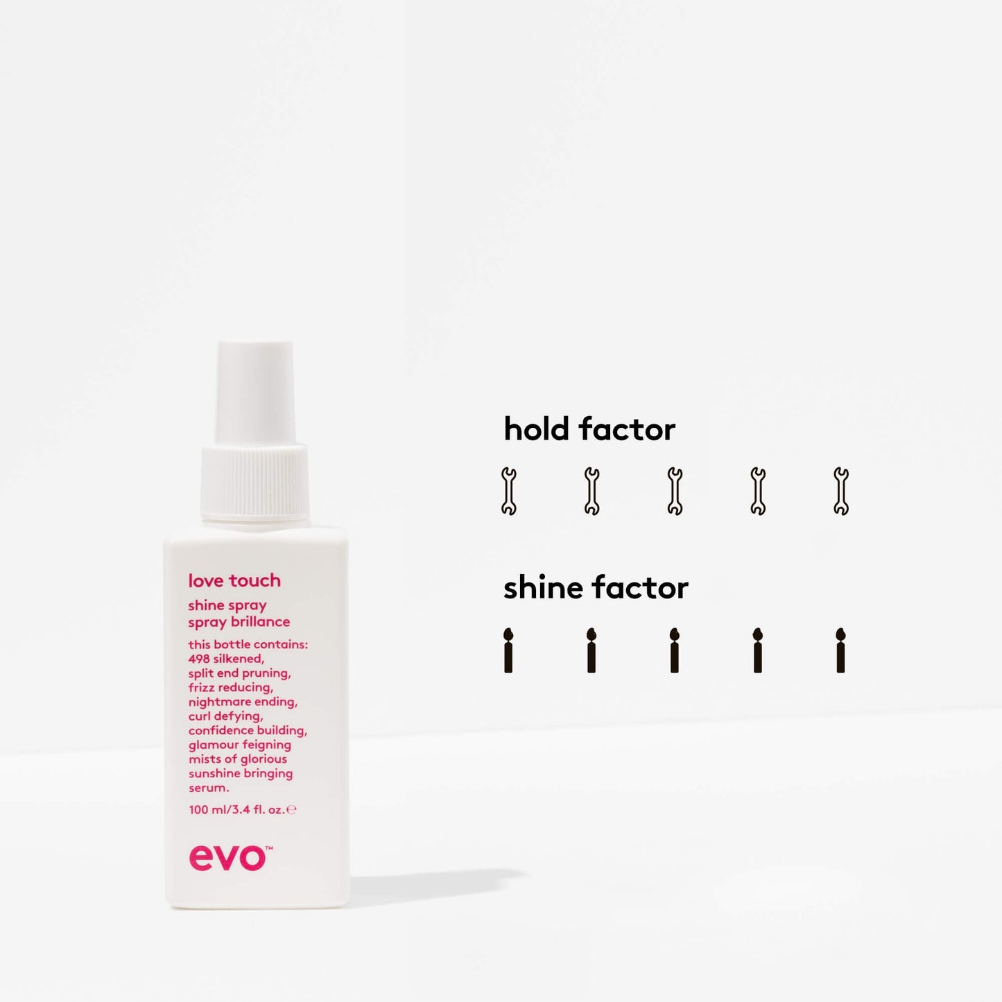 Evo Love Touch Shine Spray 100ml