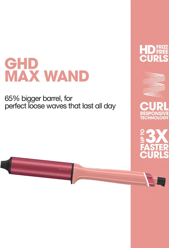 GHD Chronos Curve Max in Candy Coral