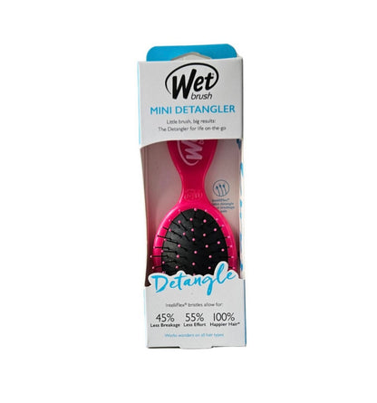 Wet Brush Mini Detangler - Hot Pink