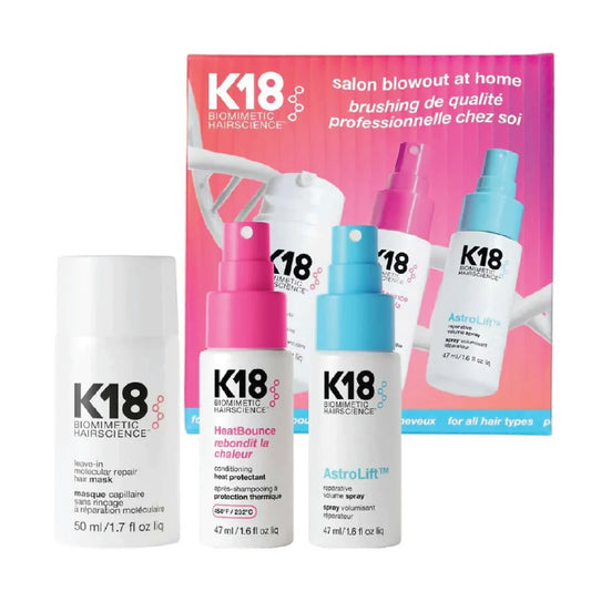 K18 Salon Blowout at Home