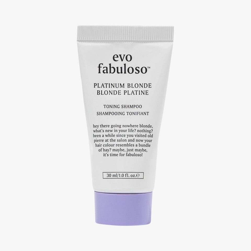 Evo Fabuloso Platinum Toning Shampoo 30ml