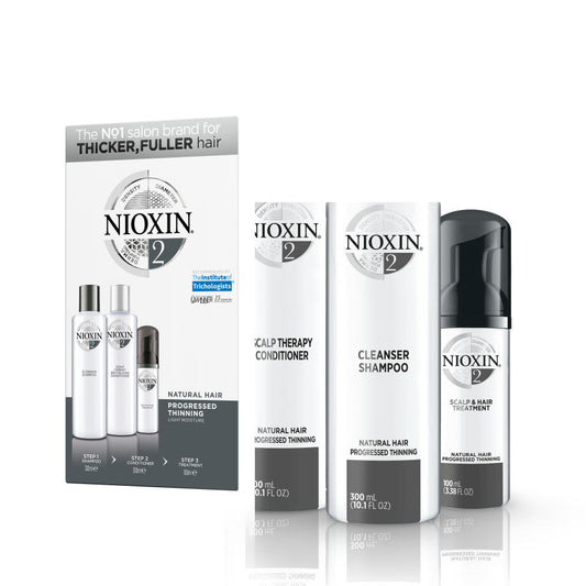 Nioxin Kit System 2 For Natural Hair with Progressed Thinning