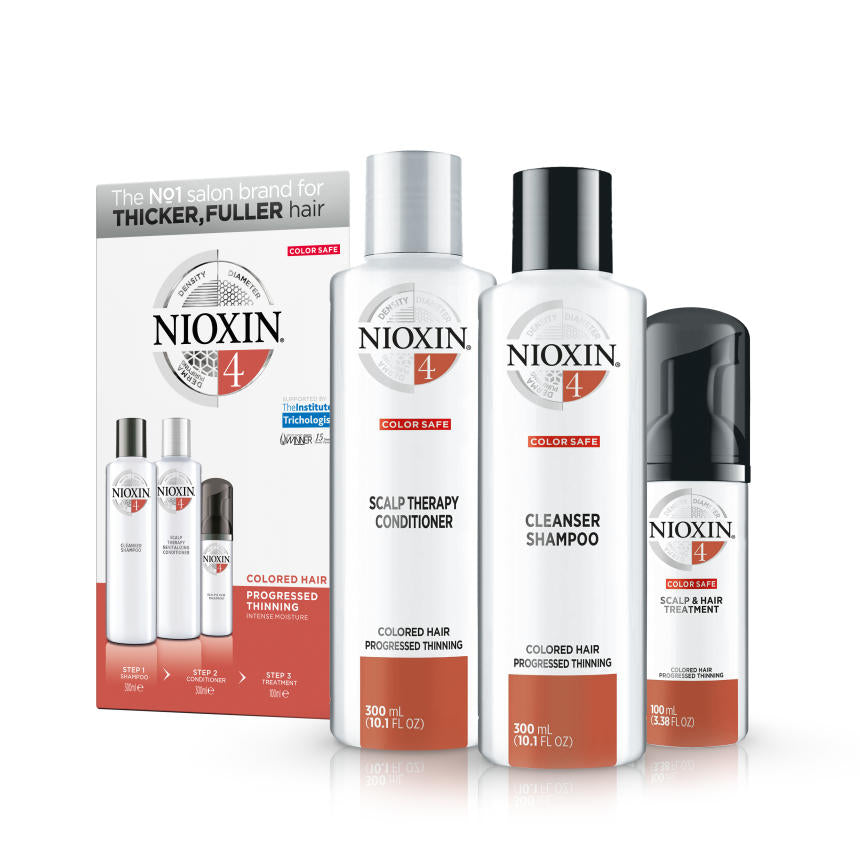 Nioxin Kit System 4 For Coloured Hair with Progressed Thinning
