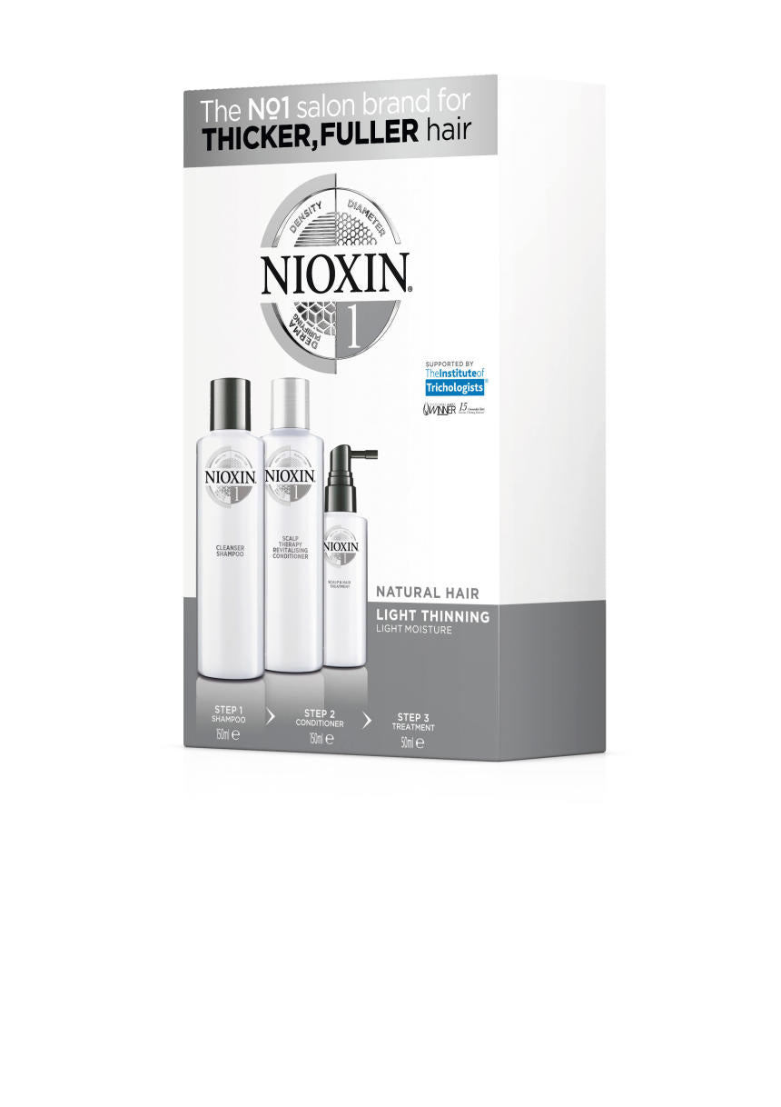 Nioxin Kit System 1 For Natural Hair with Light Thinning
