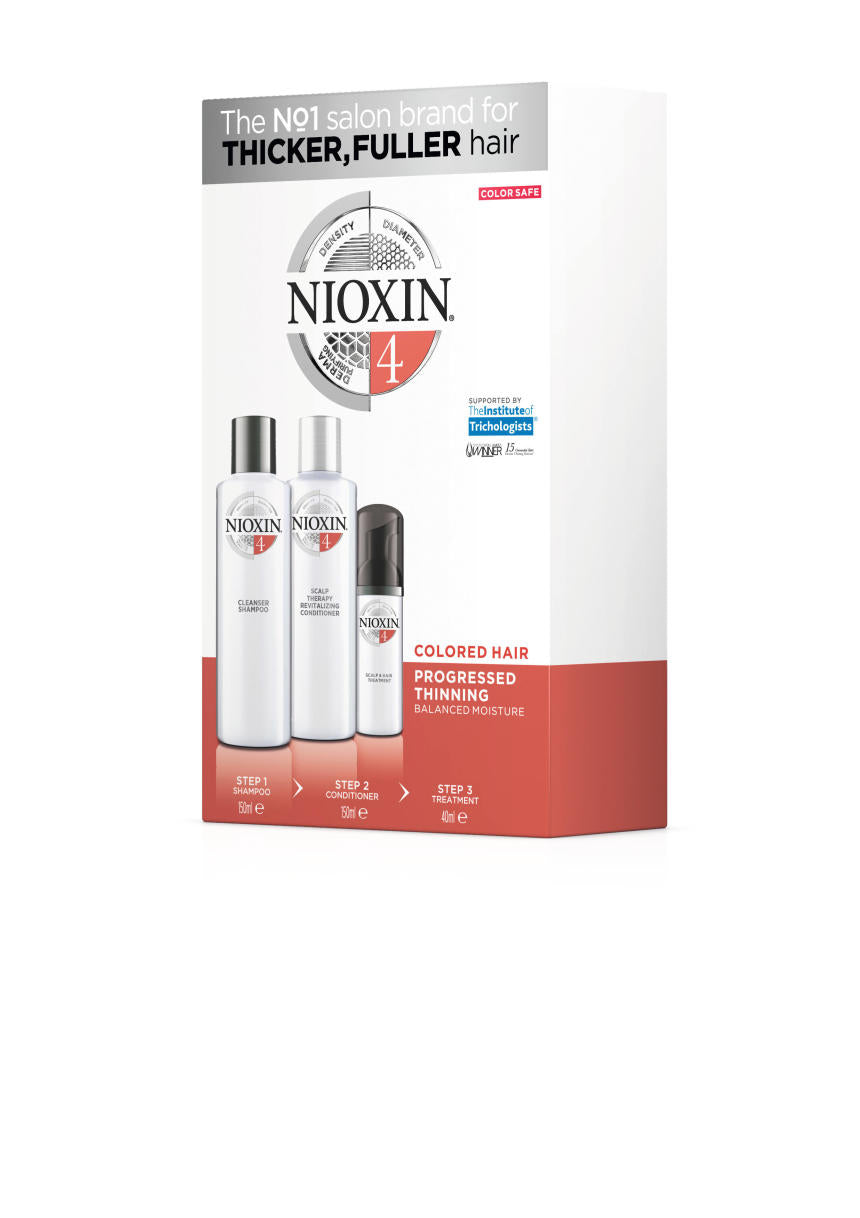 Nioxin Kit System 4 For Coloured Hair with Progressed Thinning