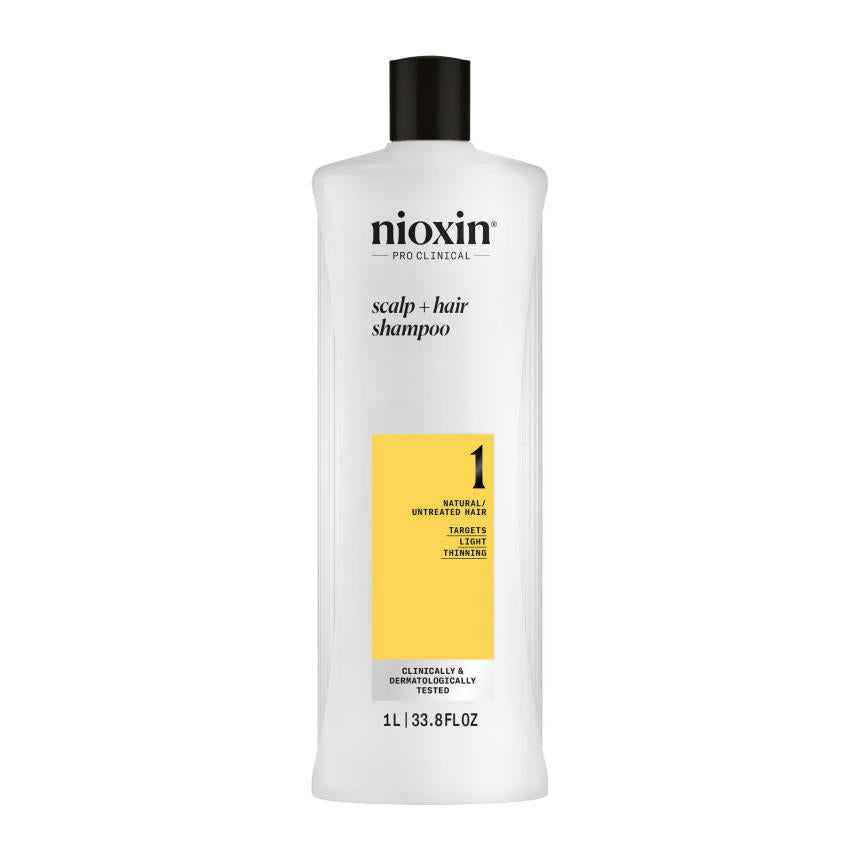 Nioxin System 1 Duo 1Litre Shampoo and Conditioner Pack