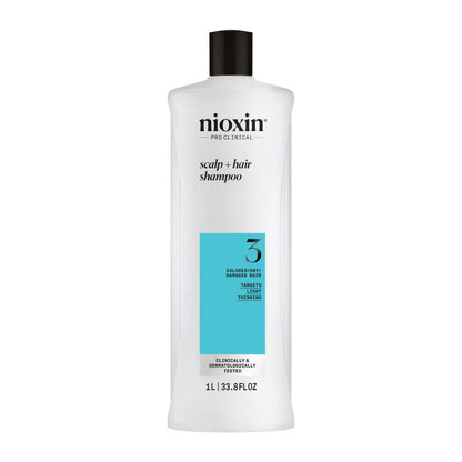 Nioxin System 3 Duo 1Litre Shampoo and Conditioner Pack