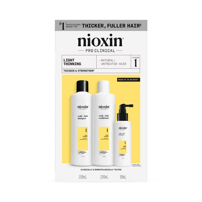 Nioxin Trial Kit System 1 Light Thinning Natural Hair