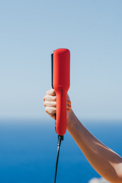 GHD Max Wide Hair Straightener in Radiant Red - Limited Edition