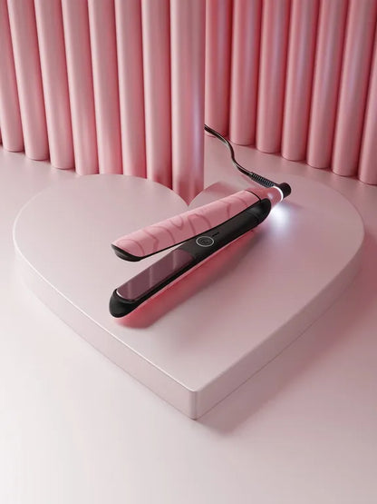 GHD Chronos Hair Straightener in Dusted Pink with Love