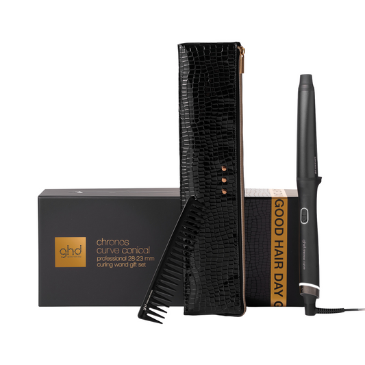 GHD Chronos Curve Conical Wand Gift Set