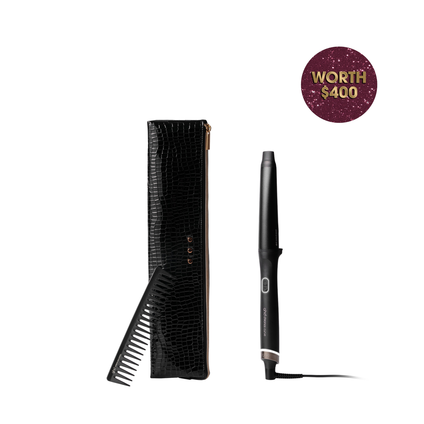 GHD Chronos Curve Conical Wand Gift Set