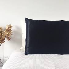 Monday Silks - Black Silk Pillowcase