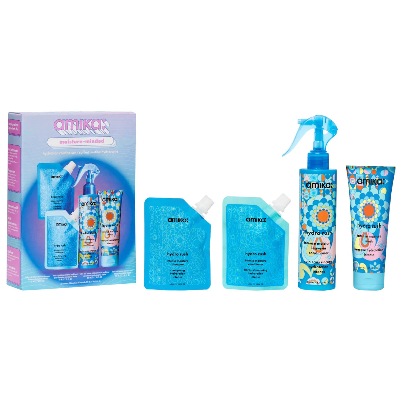 Amika Moisture Minded Hydration Routine Set