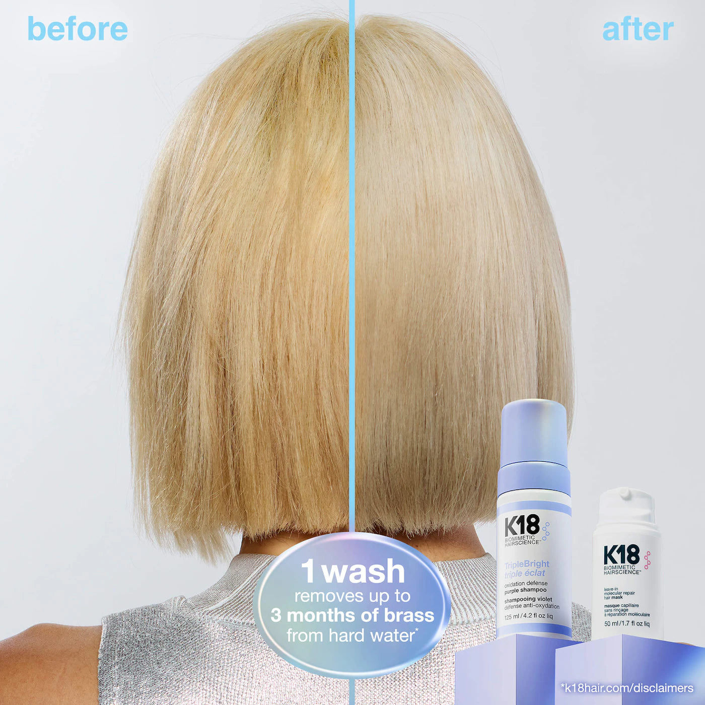K18 Triple Bright Purple Shampoo
